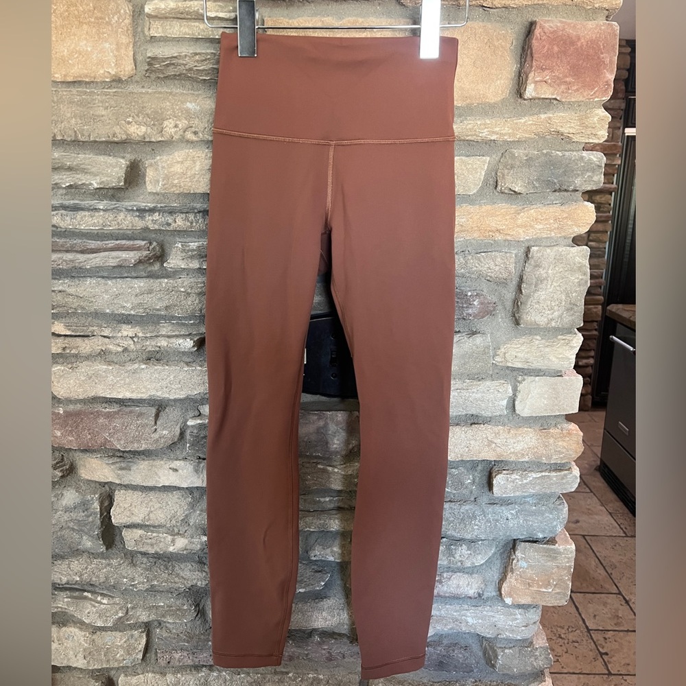 Lululemon Wunder Under Train High-Rise Tight 25" Roasted Brown